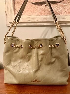 Coach Evelyn Shoulder bag in Pistachio